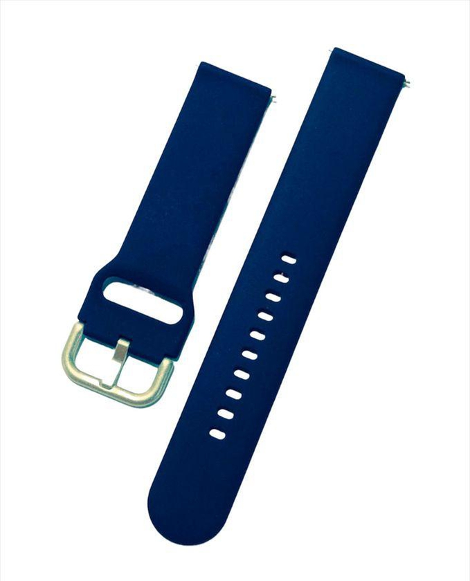 حزام سيليكون 20 ملم سامسونج جير اس 2 كلاسيك (SM-R732 & SM-R735) - أزرق
