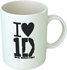 Fast-print Printed Mug One Direction - White & Black
