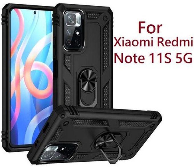 Xiaomi Redmi Note 11S 5G - Armor Case (Pouch) With Magnetic Ring Holder/Stand