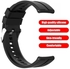 Replacement Silicone Strap 22mm For Huawei Watch 3 Pro 48mm -Black