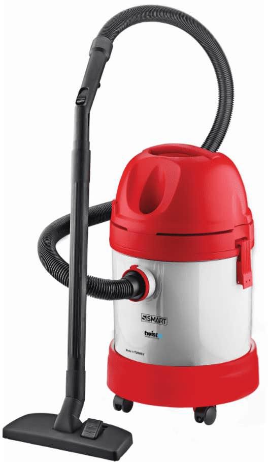 Get S Smart SVC2011T Twist Vacuum Cleaner, 1600 Watt - Red Silver with best offers | Raneen.com