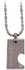 Mysmar White Gold Plated Heart Pair Pendant Necklace, MM508
