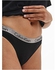 Calvin Klein Women's Thong Panties, Black 001, Small