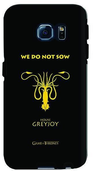 Stylizedd Samsung Galax S6 Edge Premium Dual Layer Tough Case Cover Gloss Finish - GOT House Greyjoy