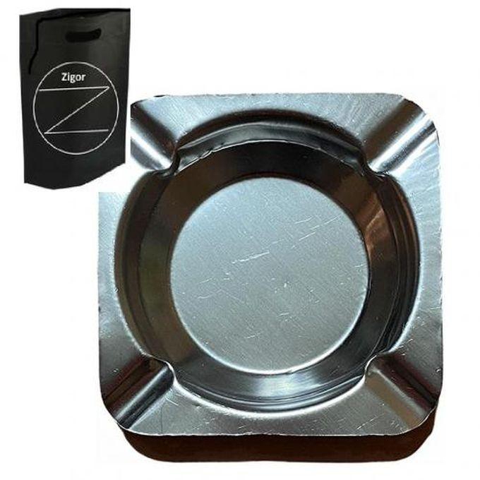Stainless Steel Ashtray 3 Pcs + Zigor Special Bag