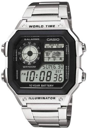 Casio AE-1200WHD-1AVDF Stainless Steel Watch - Silver