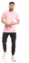 Andora Solid Pattern T-shirt Half Sleeves -Pink