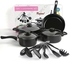 Morelian Non-Stick Pots And Pans Set 13-Piece Kitchen Utensil Set Kitchen Cookware Gifts for Friends and Family