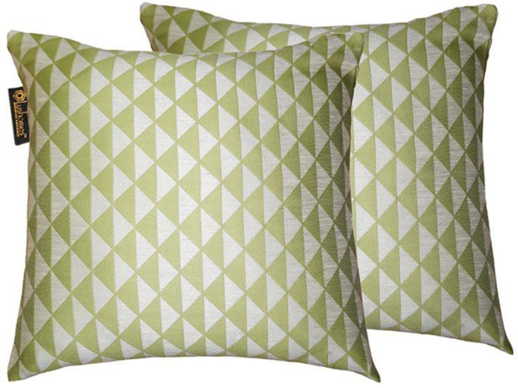 Pack of 2 Cushions Cover Multicolour 40 x 40 centimeter