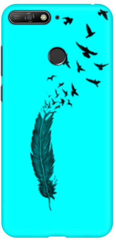 Matte Finish Slim Snap Basic Case Cover For Huawei Y6 Prime (2018) Birds Of A Feather