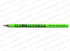 CARAN d'ACHE Graphite pencil 'ZEBRA' HB, Fluo Green