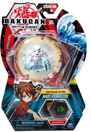 Bakugan Ultra, Haos Krakelios, 3-inch Tall Collectible Transforming Creature, for Ages 6 and Up