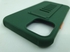 IPhone 12/12 Pro Liquid Silicone TPU Case Full Protection & Hand Strap Back - Dark Green
