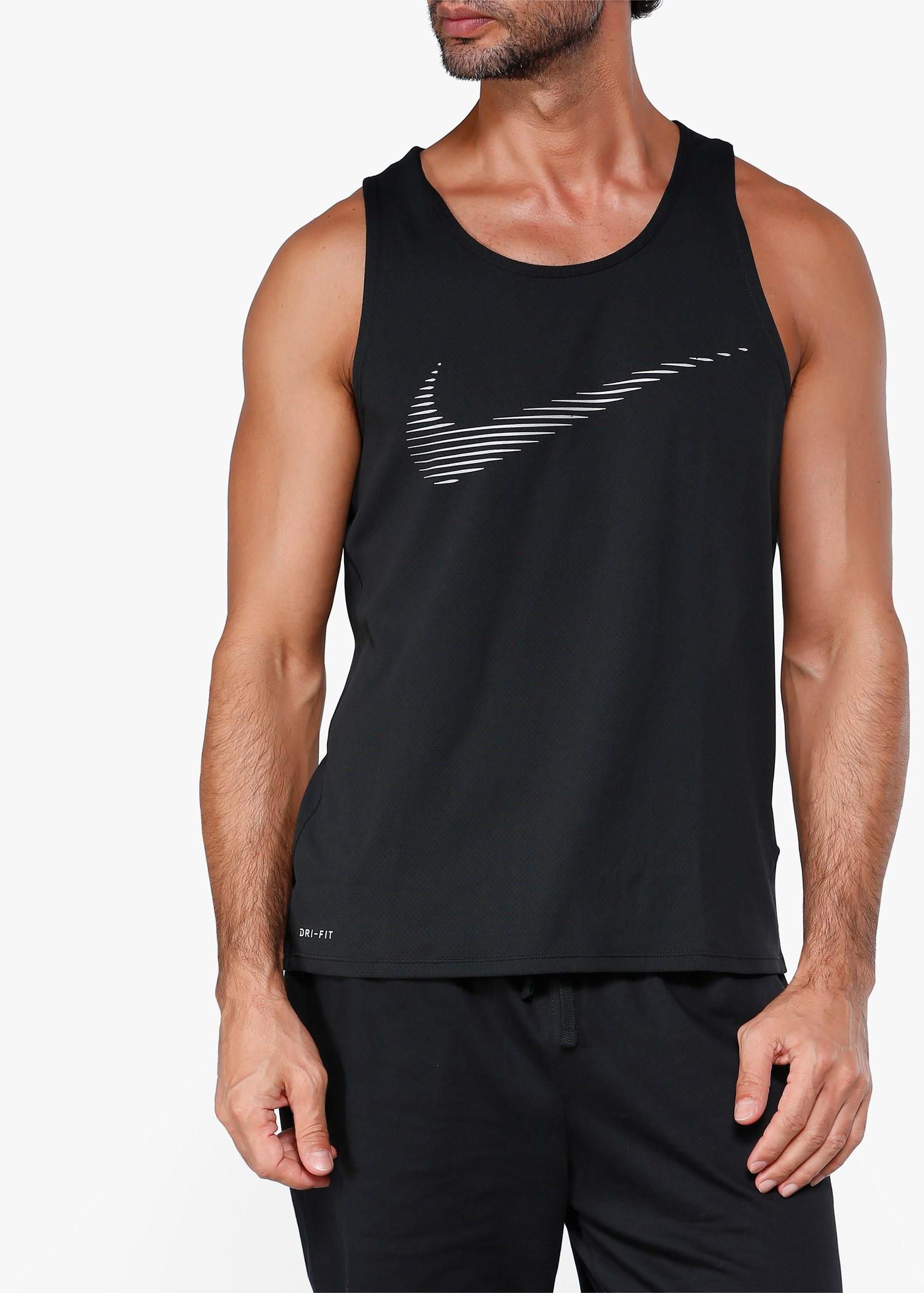 Dry Contour Graphic Running Tank Top