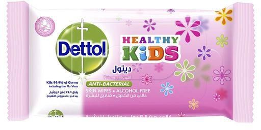 Dettol Skin Wipes Healthy Kids Princess 10S