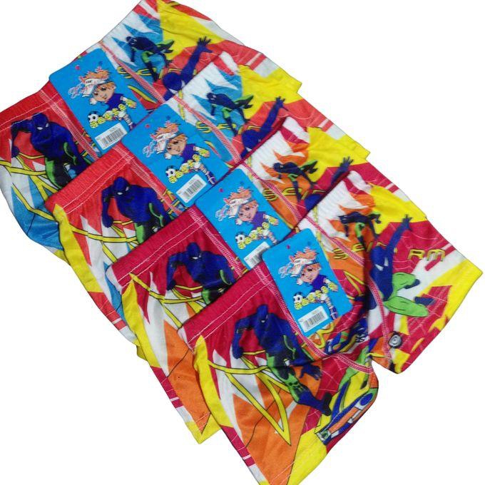 Fashion 4-pack Cartoon Assorted Kids Boys Boxers Swimming Costume Shorts