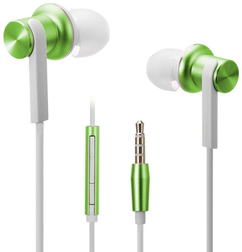 X desing Super Hi-fi Extra Bass Handsfree For Samsung Galaxy Note 5, Note 4, Note 3, Note 2, S7 Edge, S7, S6 Edge, S6, S5, S4, S3 (Green)