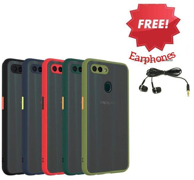  Phone Case Cover Oppo A7 4G + Free Earphones