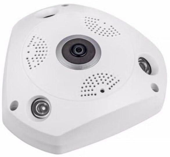 Get i-SHARP Wired Camera 360 Degree View,Panoramic 3D Virtual Reality System With 4MP Audio System - White with best offers | Raneen.com