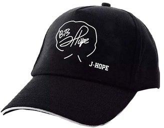 قبعة بتصميم شعار "J-Hope" أسود