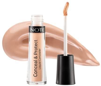 Cosmetic Note - Anti-Concealer - Foundation - Imperfection Make-Up - Anti-Stain Controuring Make-Up Concealer - 4.5 ml - Paraben-Free (07 Warm Pink)