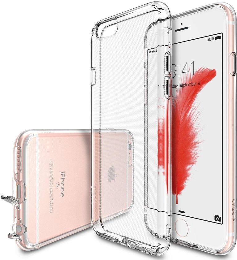 Rearth Ringke Air Ultra Thin Transparent Soft Flexible TPU Case for Apple iPhone 6/6S - Crystal View