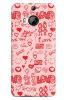 Stylizedd HTC One M9 Plus Slim Snap Case Cover Matte Finish - Love Doodle