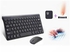 Generic Wireless Keyboard and Mouse Mini Combo (Black) with free 20000Mah Power bank of any color