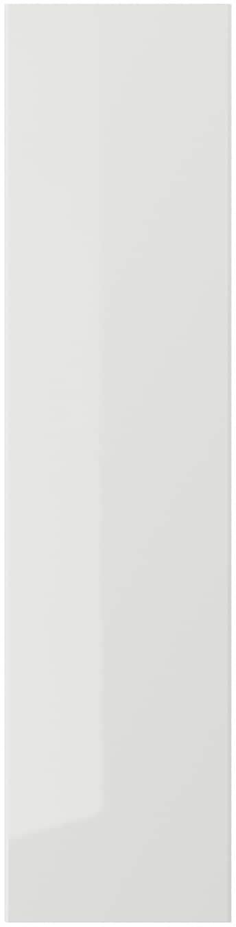 RINGHULT Door - high-gloss light grey 20x80 cm
