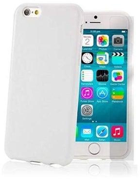 White Silicon Cover for iPhone 6 / 6S - Slim and Protective Smartphone Case