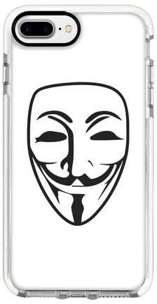 غطاء حماية من سلسلة إمباكت برو لهاتف أبل آيفون 8 بلس بطبعة عبارة "Vendetta" أبيض/ أسود