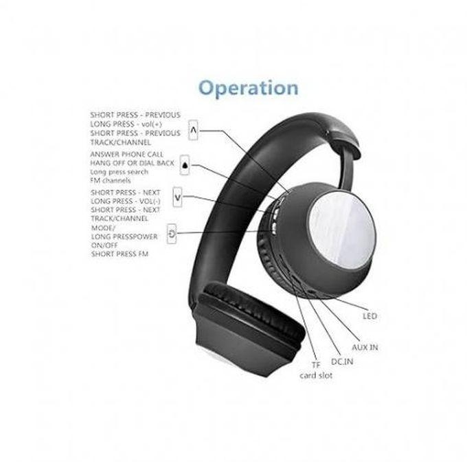 SODO SD- 1008 Bluetooth Wireless Headphone - Black