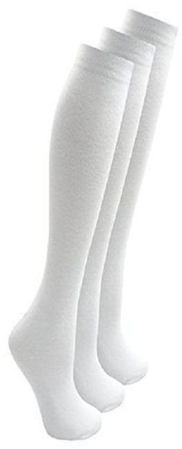 Boys And Girls Kneel High Length Cotton School Socks 3 Pairs
