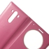 Ozone Window View Smart Leather Battery Door Cover Housing & Screen Guard for LG G3 D850 [Rose]