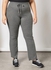 Plus Size Basic Sweatpants Dark Grey