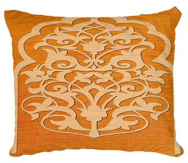 Decorative Printed Pillow Cover Orange