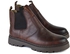 Natural Leather Casual Leazus Half Boots - BROWN