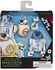 Star Wars Galaxy Of Adventures R2-D2, Bb-8, D-O Action Figure 3 Pack, 5 Inches Scale Droid Toys With Fun Action Features, Kids Ages 4 & Up