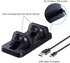 Dual USB Fast Wired Charging Dock Stand Station Charger For PlayStation 4 Controller