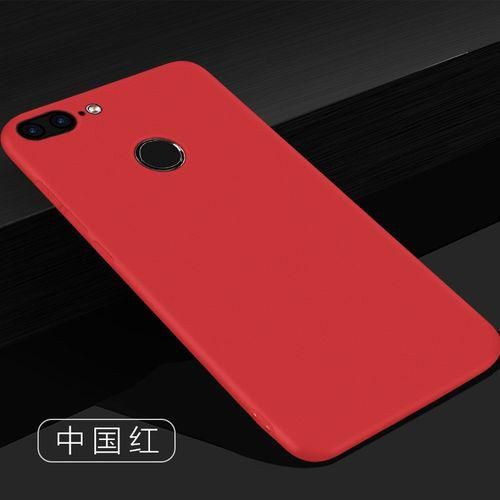 Generic Housing For Huawei Honor 9 Lite Case Huawei PSmart Case Soft Silicone Candy Matte Cover Case For Huawei P Smart 5.65 2019 Fundas(Red)