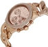 Michael Kors Runway Twist Women's Rose Gold Dial Stainless Steel Band Watch, MK3247