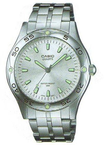 Casio MTP-1243D-7AVDF Stainless Steel Watch - For Men - Silver