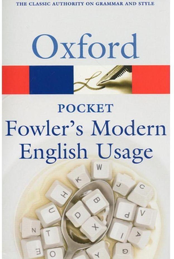 Oxford University Press Pocket Fowler s Modern English Usage Ed 2