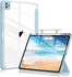 Next store Case Compatible with iPad Pro 12.9 Inch 2022/2021/2020, Case with Pencil Holder Compatible with iPad Pro 12.9 Inch 6th Gen 2022/5th/4th Gen, Auto Sleep/Wake (Sky Blue)