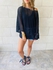 Black Luxe Mesh Coverup