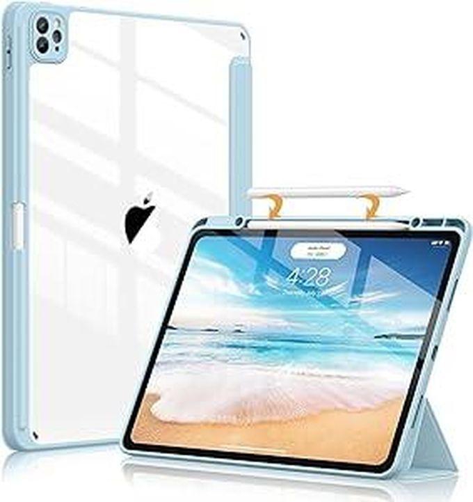 Next store Case Compatible with iPad Pro 12.9 Inch 2022/2021/2020, Case with Pencil Holder Compatible with iPad Pro 12.9 Inch 6th Gen 2022/5th/4th Gen, Auto Sleep/Wake (Sky Blue)