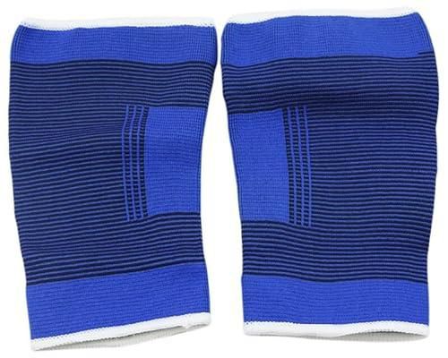 one piece 2pcs blue elastic knee support pad brace guard sleeve strap bandage wrap gym drop shipping 887362