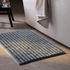 TOFTBO Bath mat - striped/blue 50x80 cm
