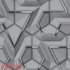 Whiterosy wallpapers Adore Decor 3D Effect Wallpaper - Silver, Grey
