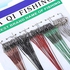 Generic 100pcs / Lot Fishing Line Steel Wire Leader Swivel Tackle 16 / 18 / 21 / 23 / 28cm-COLORMIX